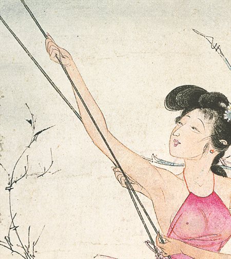 密山-胡也佛的仕女画和最知名的金瓶梅秘戏图
